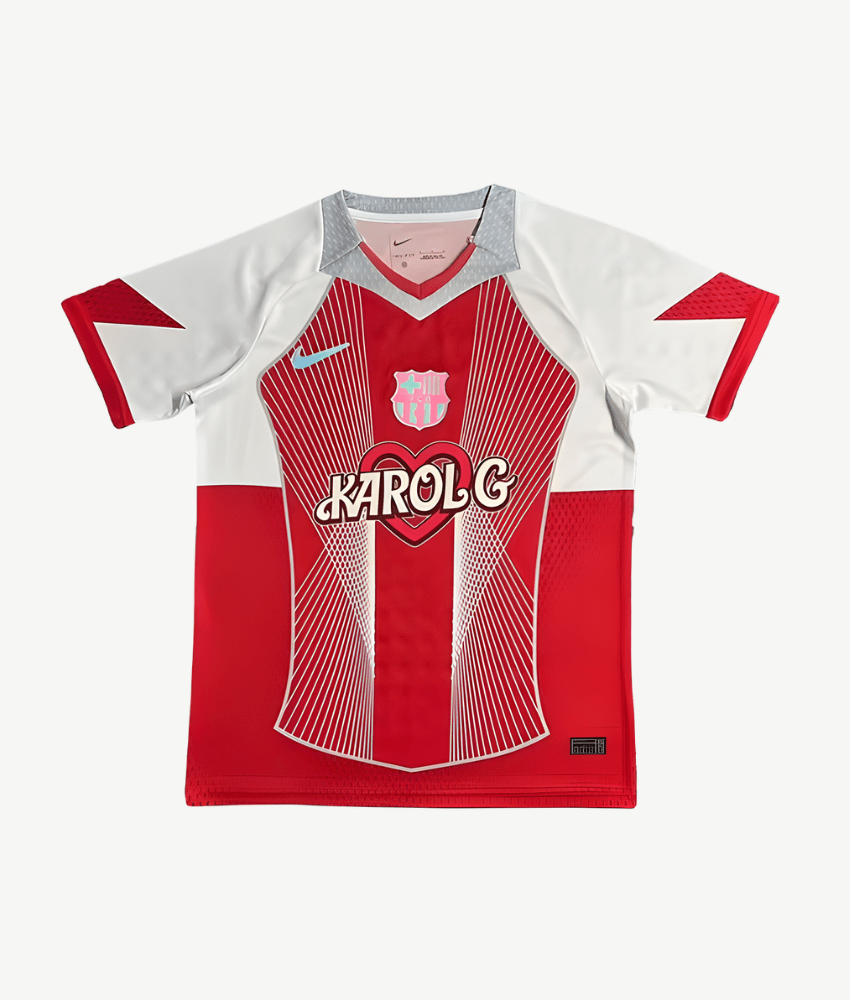 Barcelona 2025/26 'Karol G' Special Edition (Red) Jersey – Fan Version