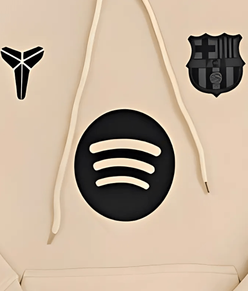 Barcelona 2025/26 'Mamba' Beige Hoodie