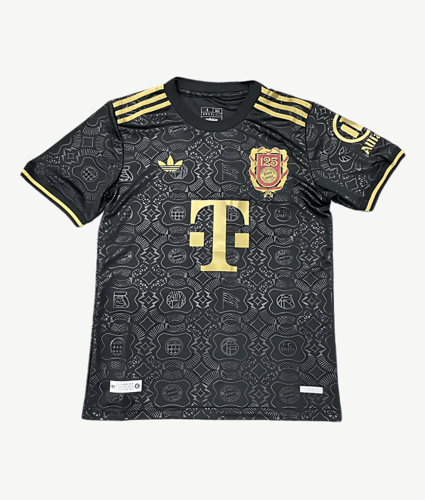 Bayern Munich 2024/25 '125Th Anniversary Black' Special Edition Jersey – Fan Version
