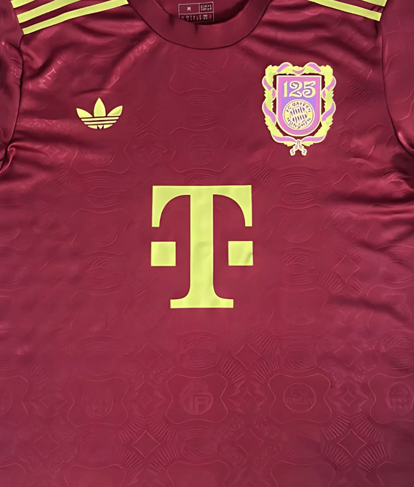 Bayern Munich 2024/25 '125Th Anniversary Burgundy' Special Edition Jersey – Fan Version