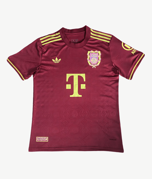 Bayern Munich 2024/25 '125Th Anniversary Burgundy' Special Edition Jersey – Fan Version