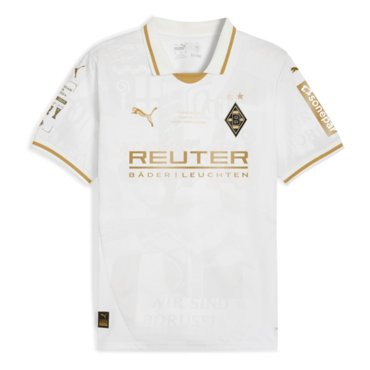 Borussia Mönchengladbach 2025/26 125th Anniversary Jersey – Men's Fan Version