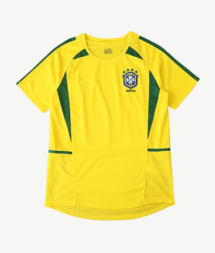 Brazil 2002 Home Retro Jersey