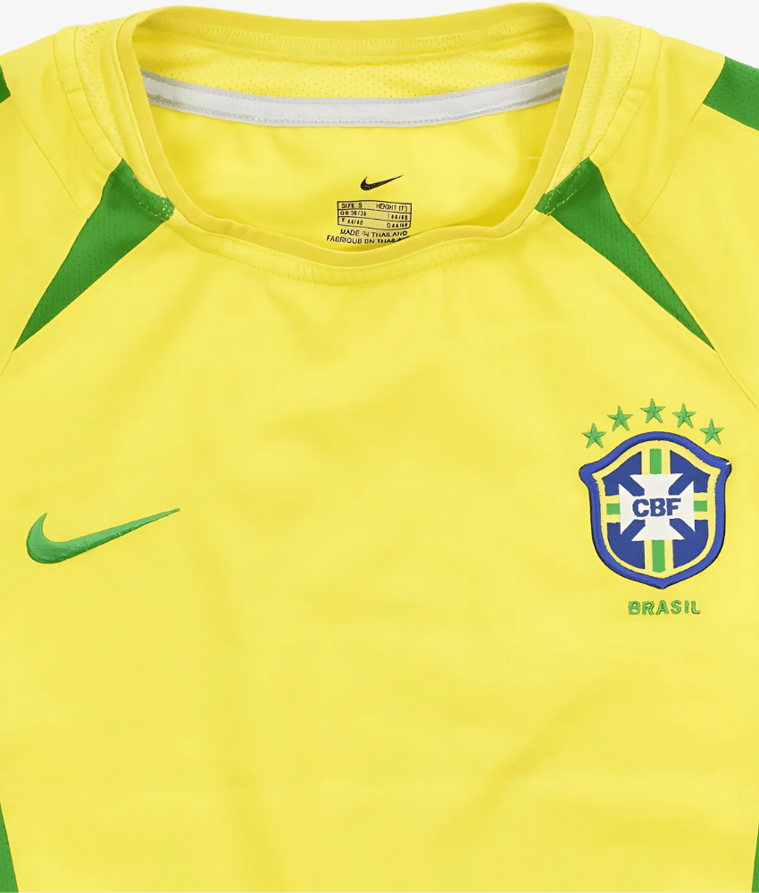 Brazil 2002 Home Retro Jersey