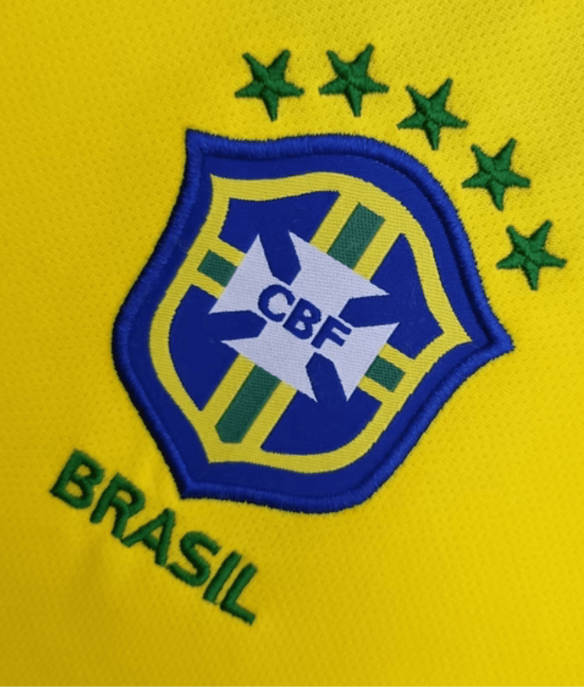 Brazil 2004 Retro Home Jersey