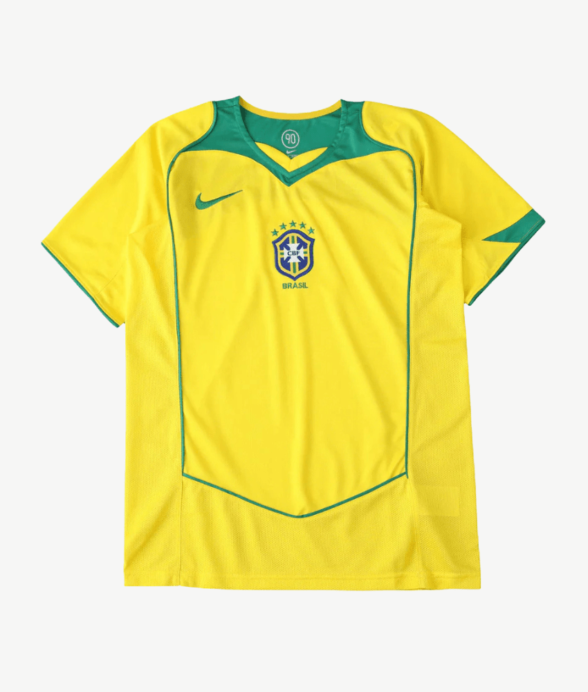 Brazil 2004 Retro Home Jersey
