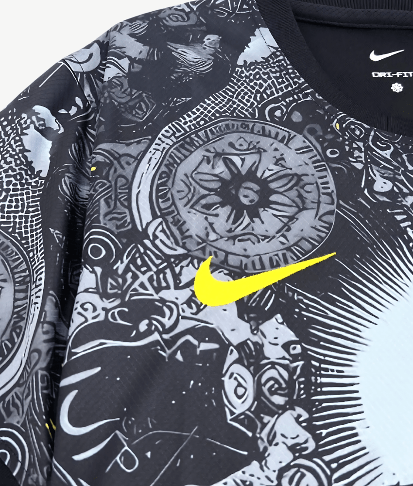 Brazil 2024/25 Black 'Christ The Redeemer' Special Edition Jersey – Fan Version