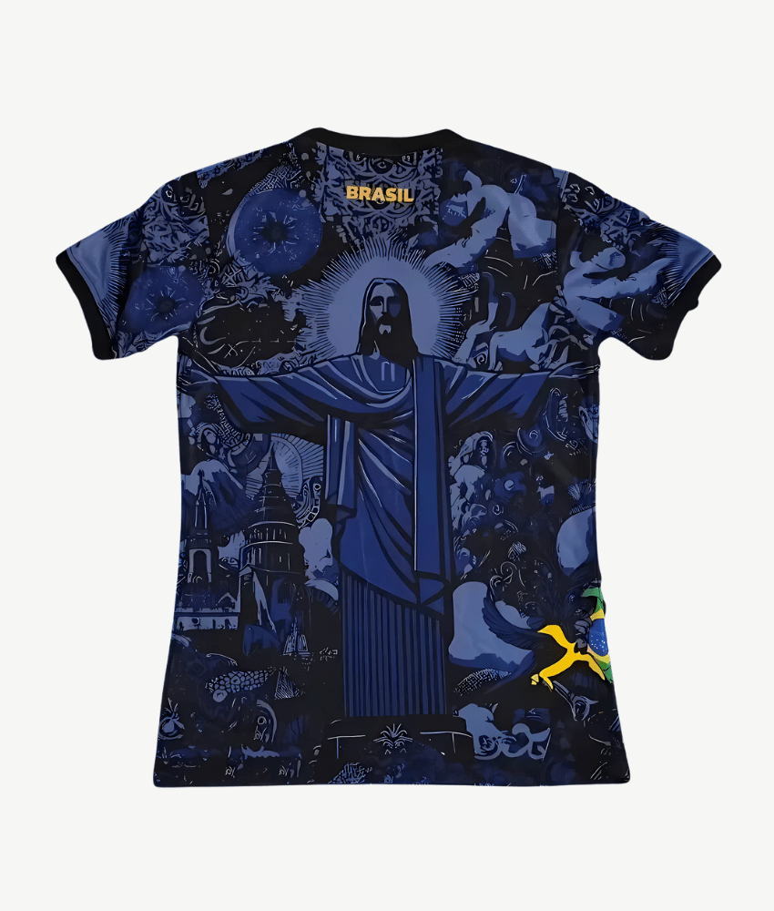 Brazil 2024/25 Blue 'Christ The Redeemer' Special Edition Jersey – Fan Version