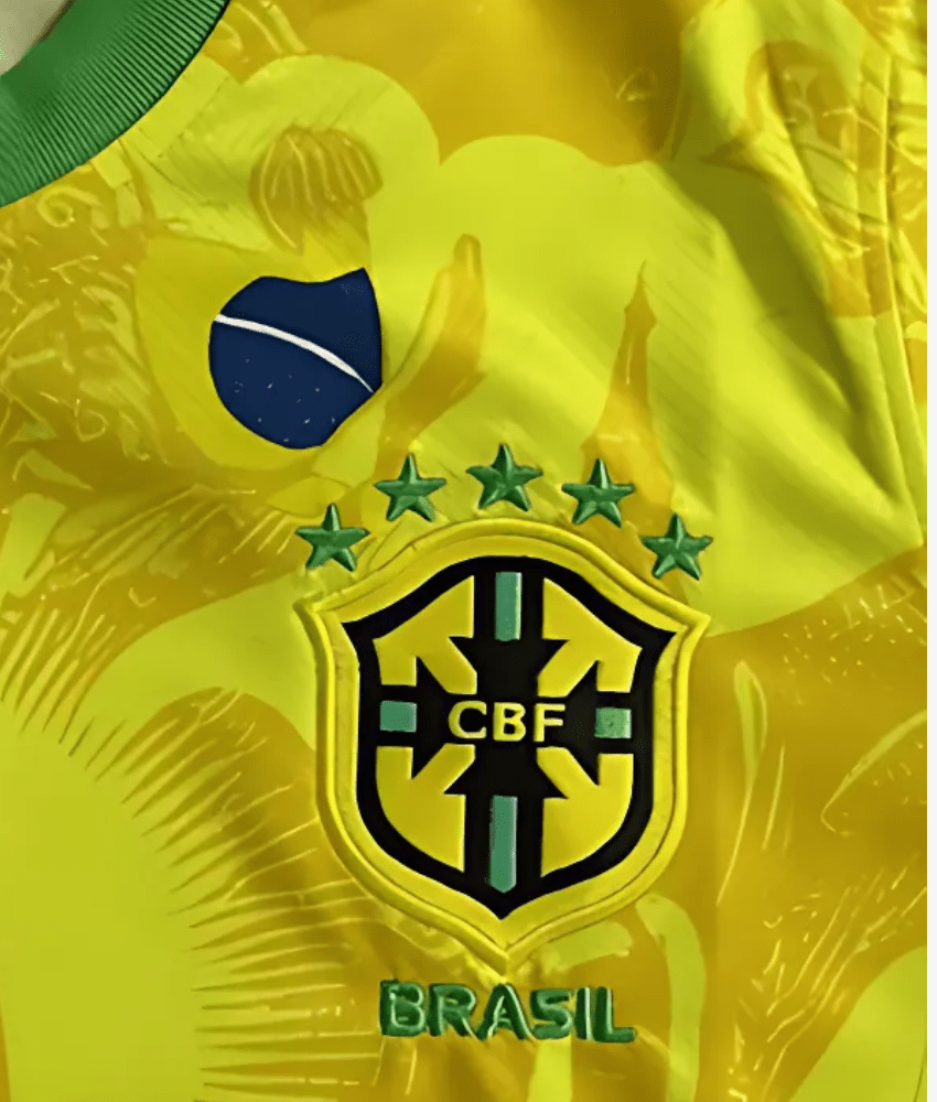 Brazil 2024/25 Gold 'Christ The Redeemer' Special Edition Jersey – Fan Version