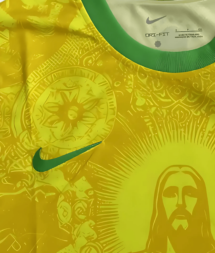Brazil 2024/25 Gold 'Christ The Redeemer' Special Edition Jersey – Fan Version
