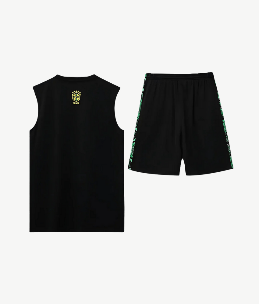 Brazil 2024/25 Green 'Christ The Redeemer' Vest Set