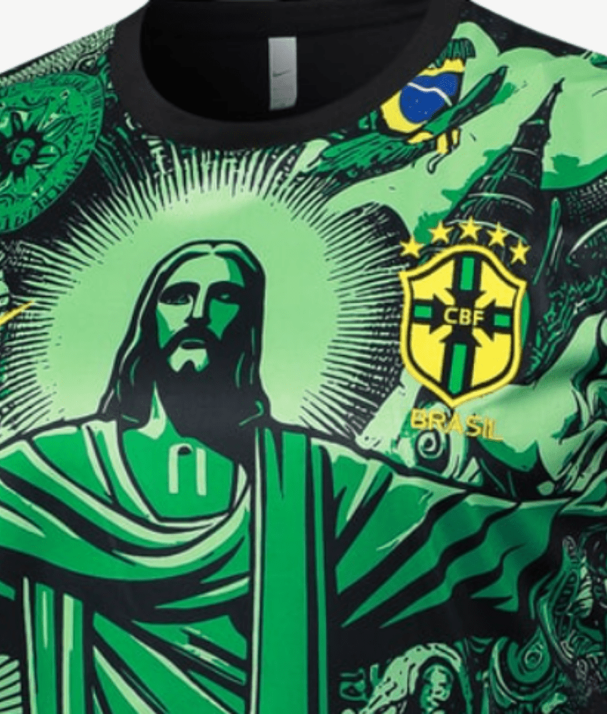 Brazil 2024/25 Green 'Christ The Redeemer' Vest Set