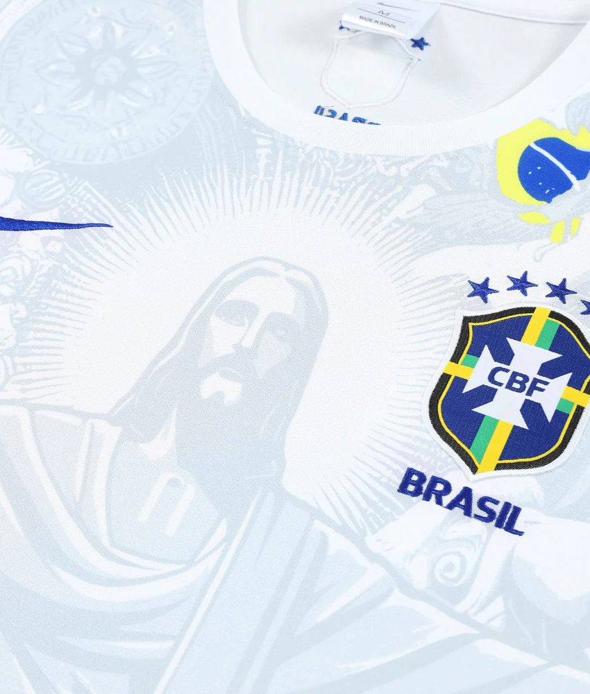 Brazil 2024/25 White 'Christ The Redeemer' Vest Set