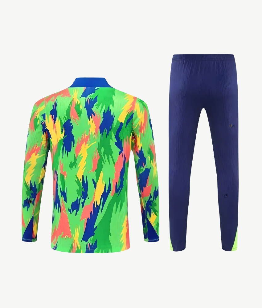 Brazil 2025/26 1/4 Zip Multicolour Tracksuit