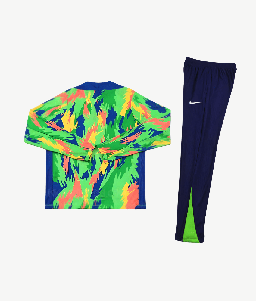 Brazil 2025/26 1/4 Zip Multicolour Tracksuit