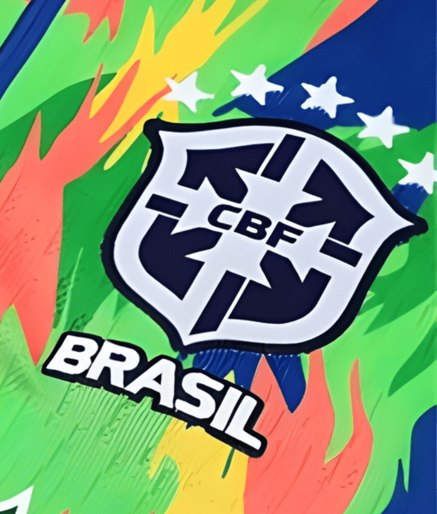 Brazil 2025/26 1/4 Zip Multicolour Tracksuit