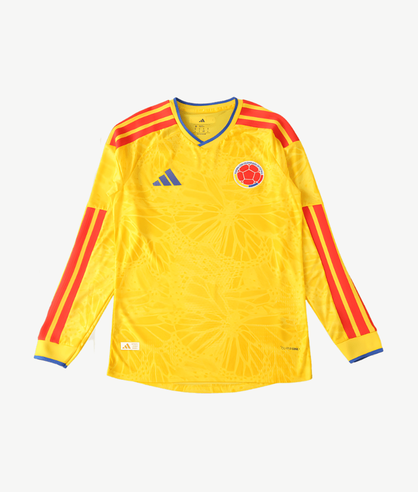 Colombia 2026 World Cup Home Long Sleeve Jersey – Fan Version