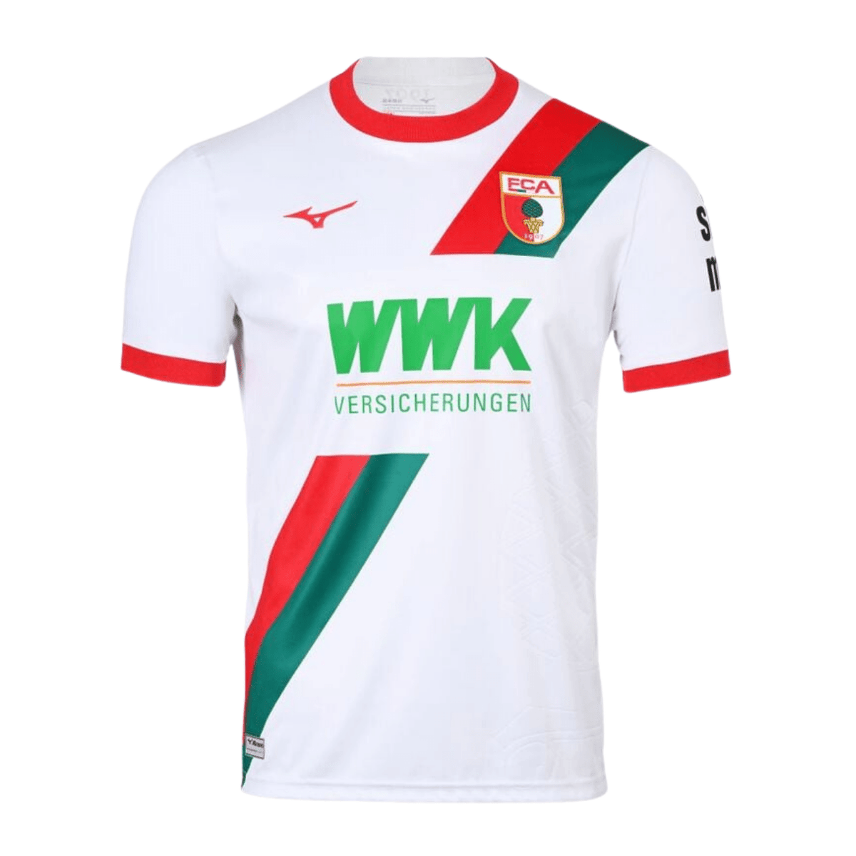 FC Augsburg 2025/26 Home Jersey – Men's Fan Version