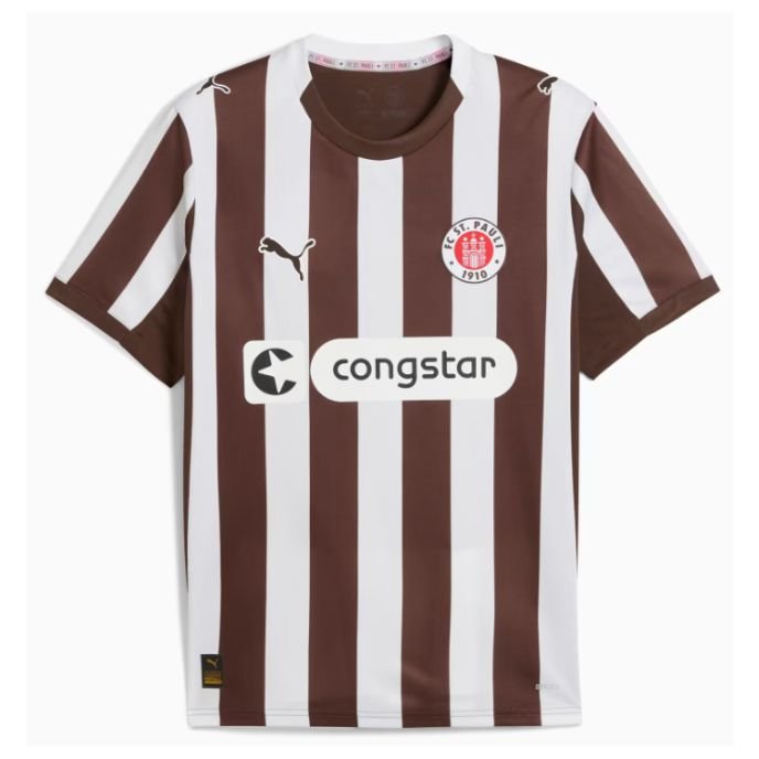 FC St. Pauli 2025/26 Home Jersey – Men's Fan Version
