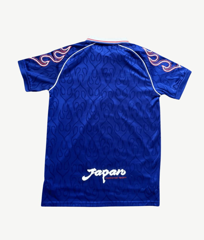 Japan 1998 Blue 'Flame' Retro Jersey