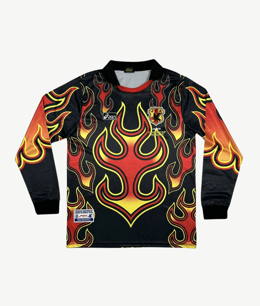 Japan 1998 Legendary 'Flame' Retro Goalkeeper Jersey