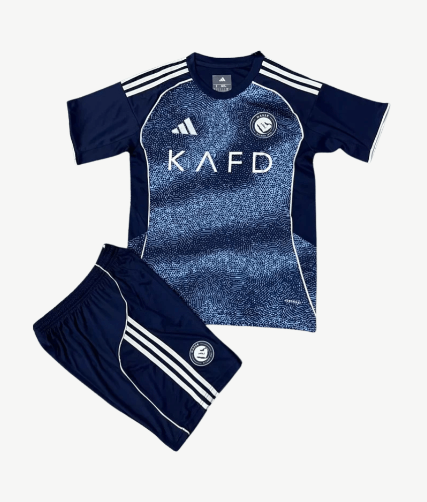 Al-Nassr 2025/26 Away Kit – Kids