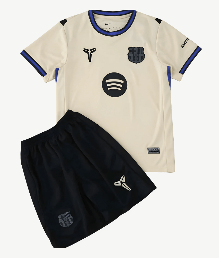 Barcelona 2025/26 Away Kit – Kids