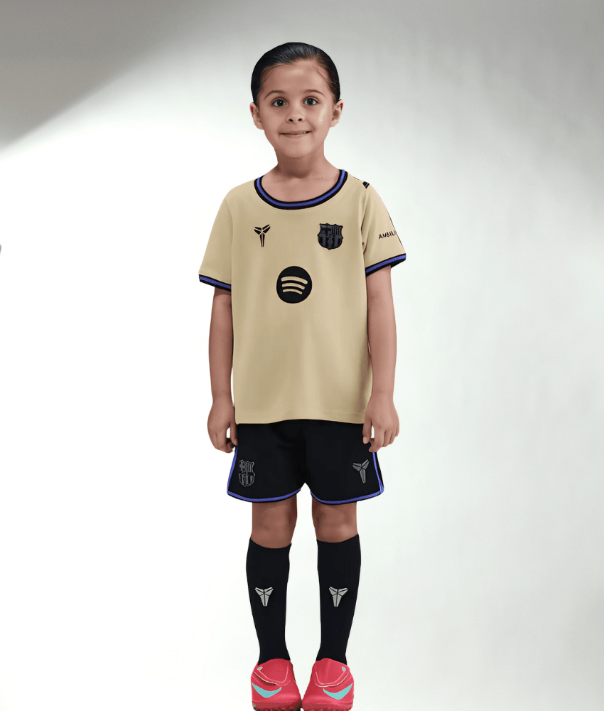 Barcelona 2025/26 Away Kit – Kids