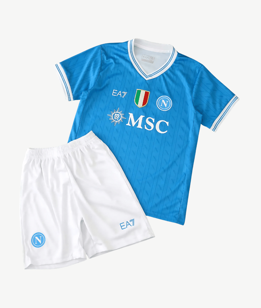 Napoli 2025/26 Home Jersey – Kids