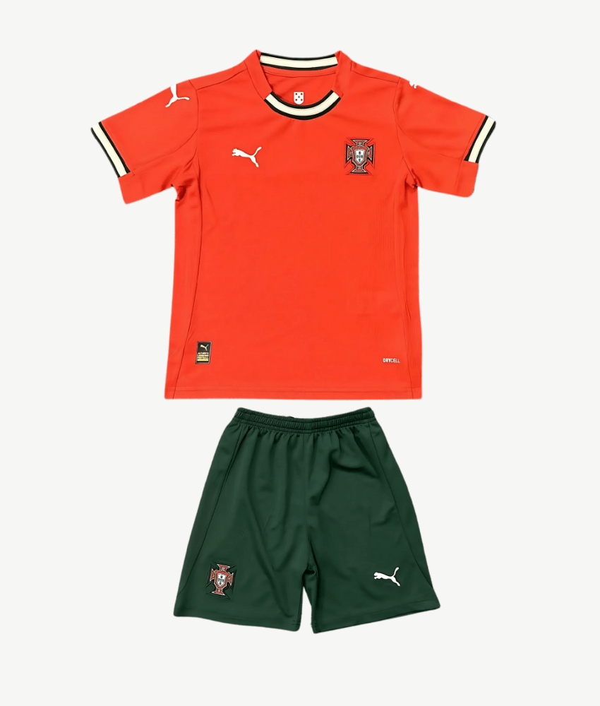 Portugal 2025/26 Home Kit – Kids