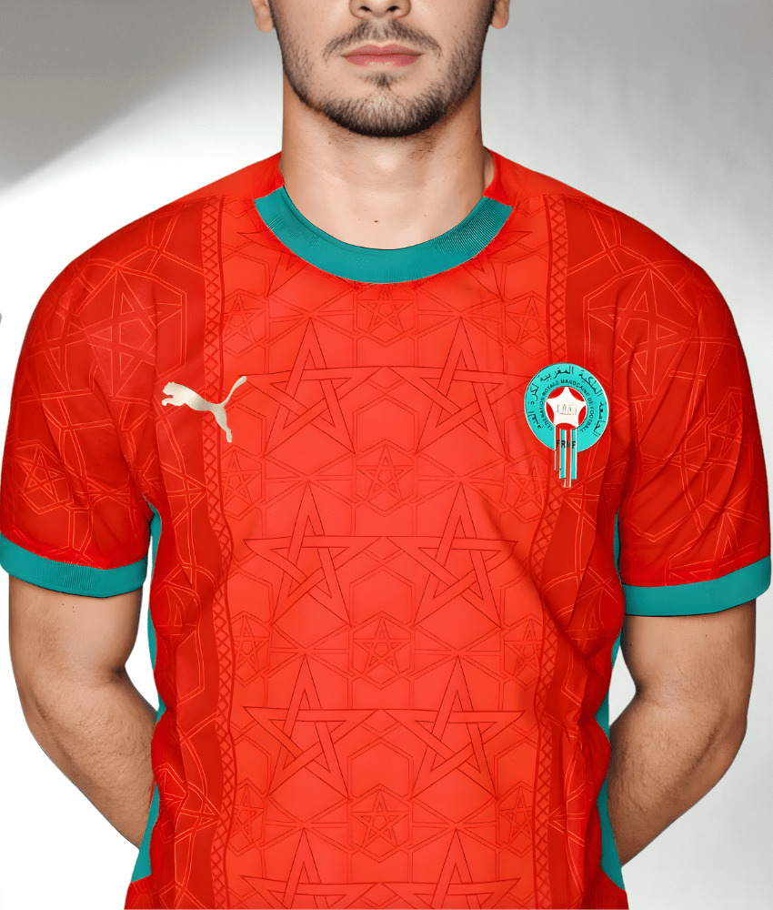 Morocco 2025 Home Jersey – Fan Version
