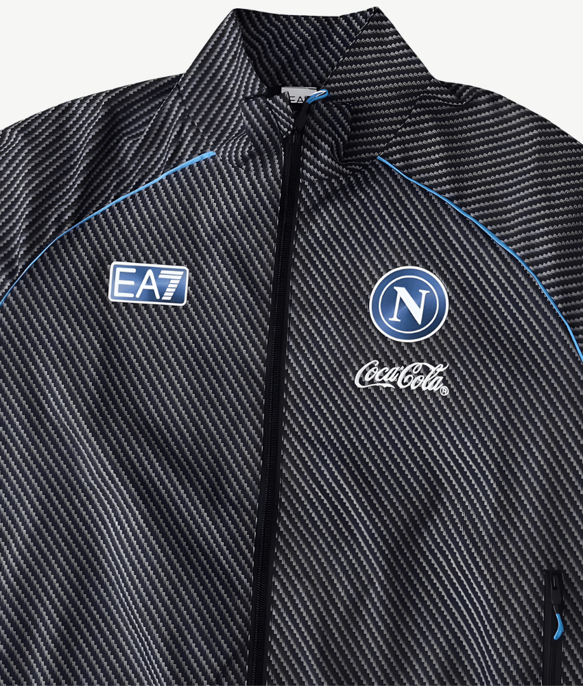 Napoli 2025/26 Black Windbreaker
