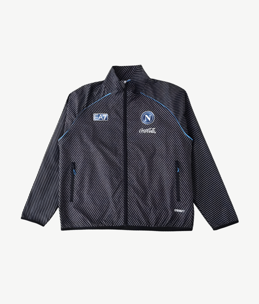Napoli 2025/26 Black Windbreaker