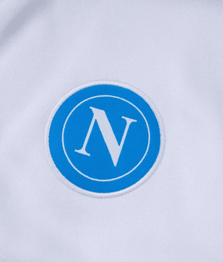 Napoli 2025/26 White Full Zip Tracksuit