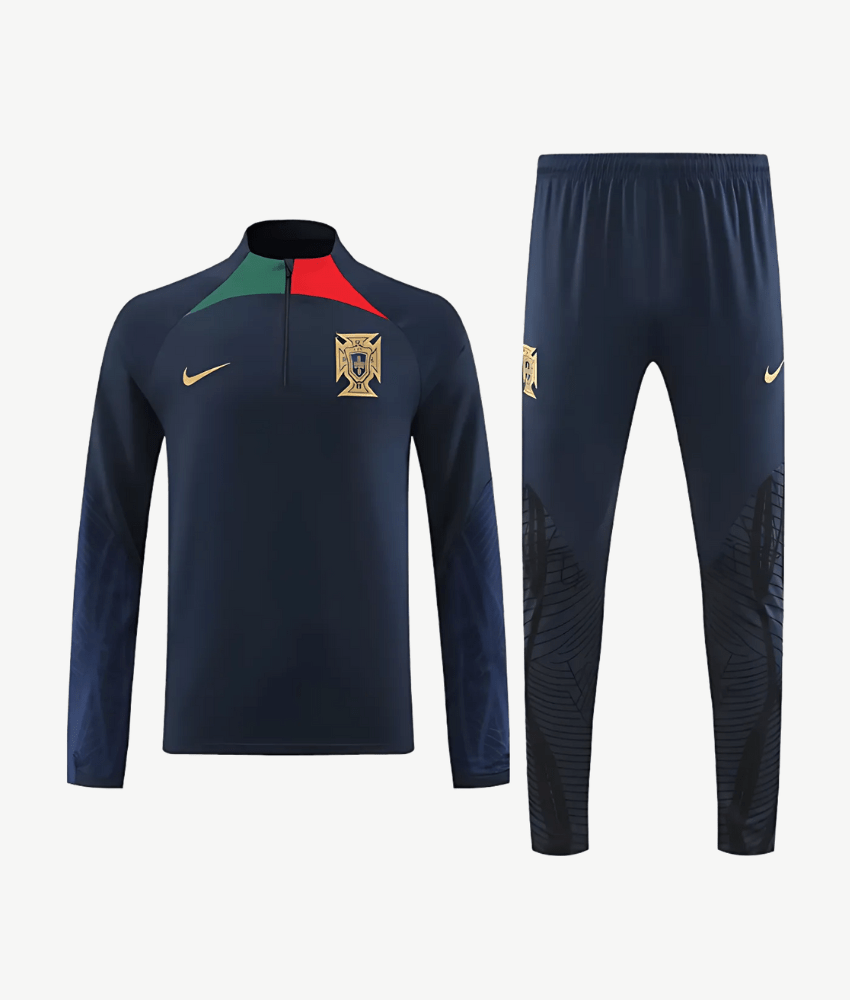 Portugal 2022 Strike Blue 1/4 Zip Tracksuit