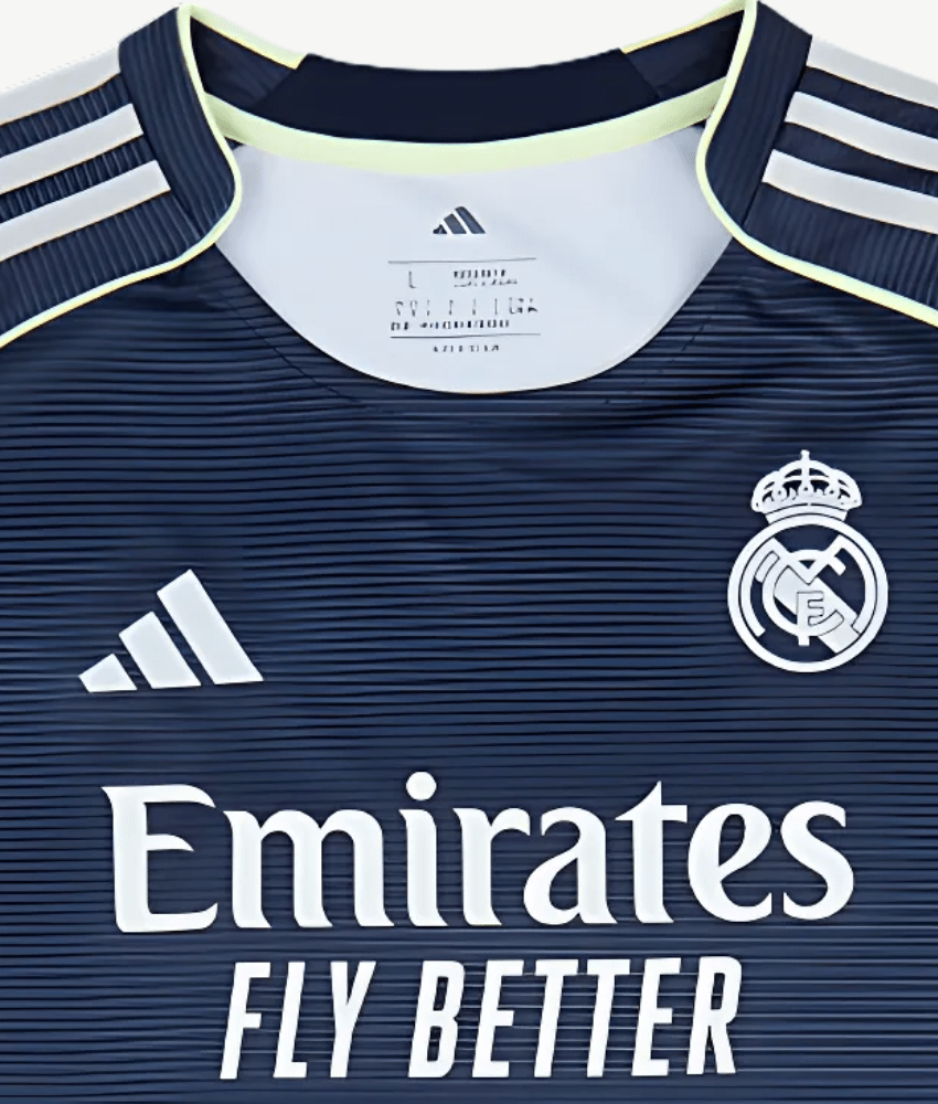 Real Madrid 2025/26 Away Jersey – Fan Version