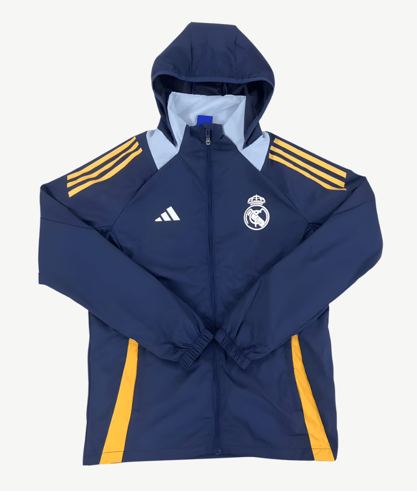 Real Madrid 2025/26 Hooded Windbreaker