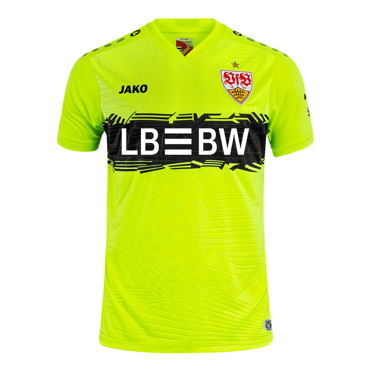 VfB Stuttgart 2025/26 Yellow Goalkeeper Jersey – Kids Fan Version